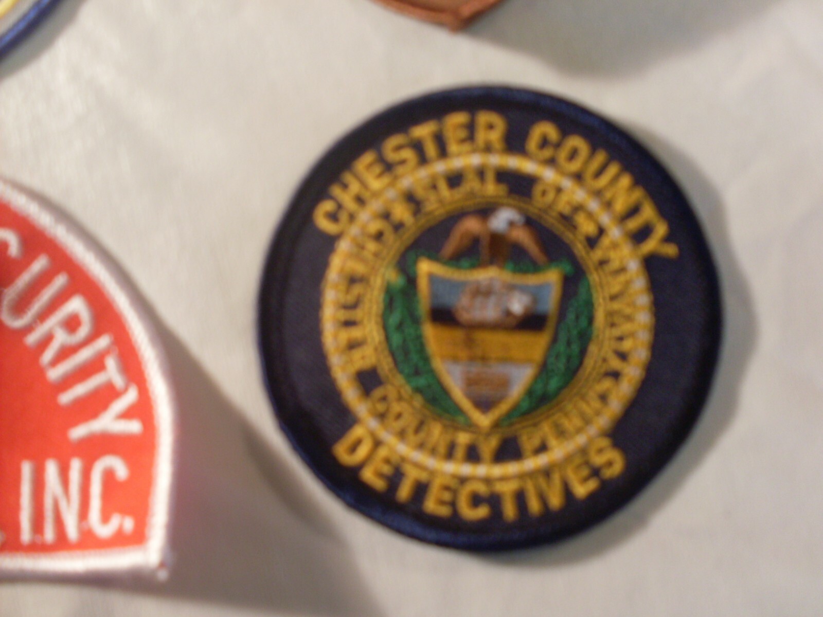 Police Sheriff Security Emblems Patches Embroidered Patch for display only