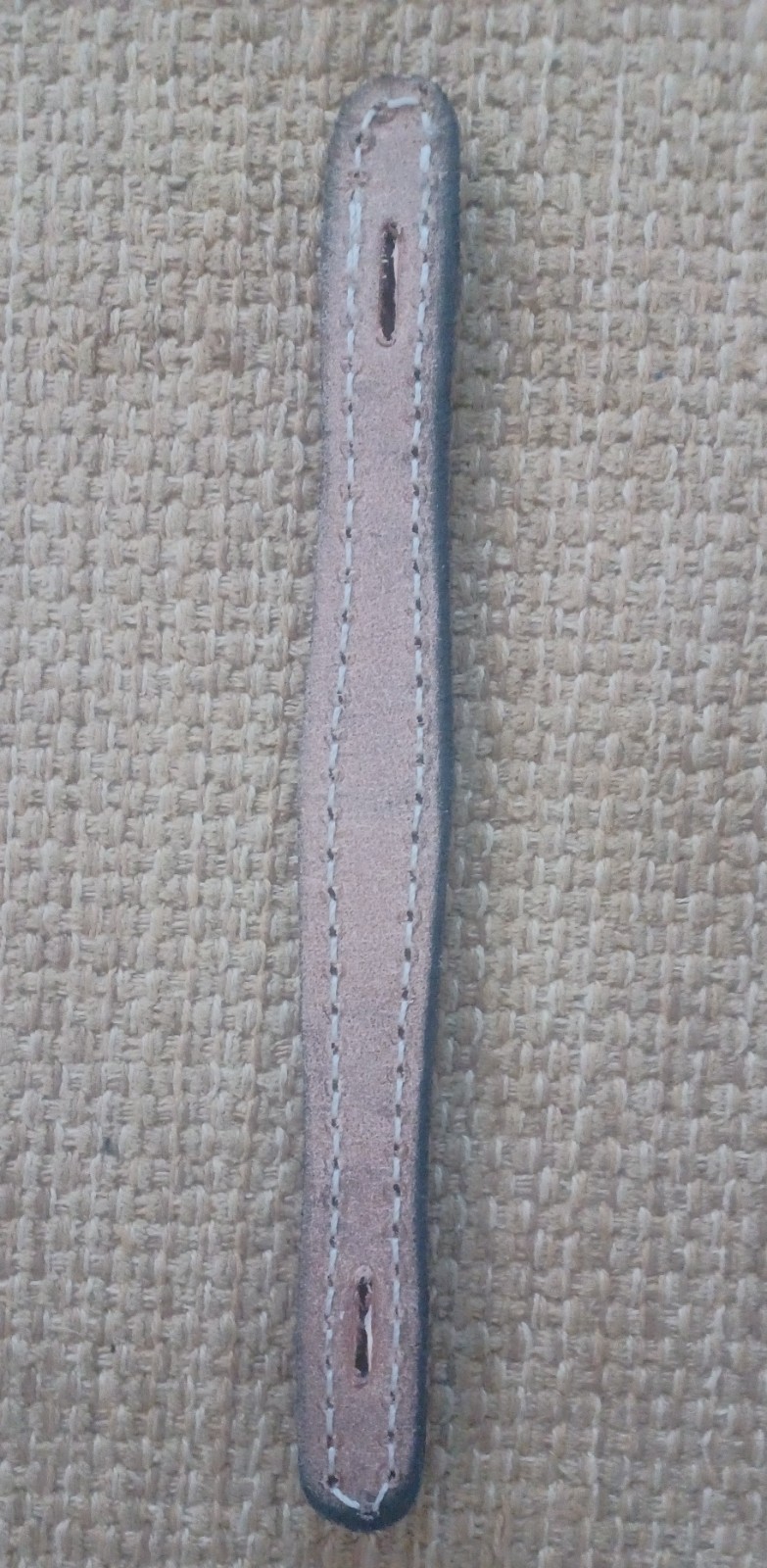 Leather Amp Handles, flat, thick.