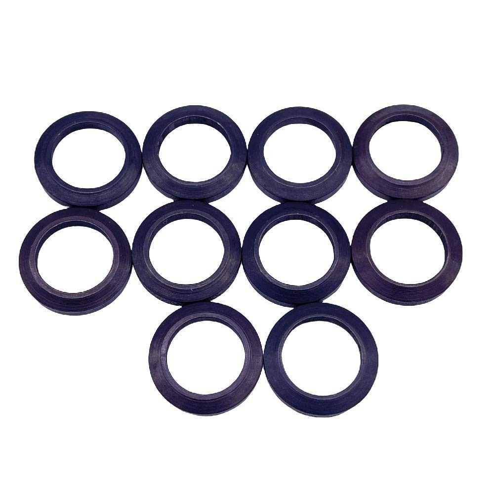 10 PCS 1/2x28 Or 5/8x24 Crush Washer Steel Muzzle Device Alignment Pack