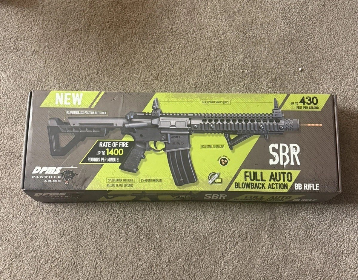 Panther Arms DPMS SBR Full Auto Blowback Action BB Rifle