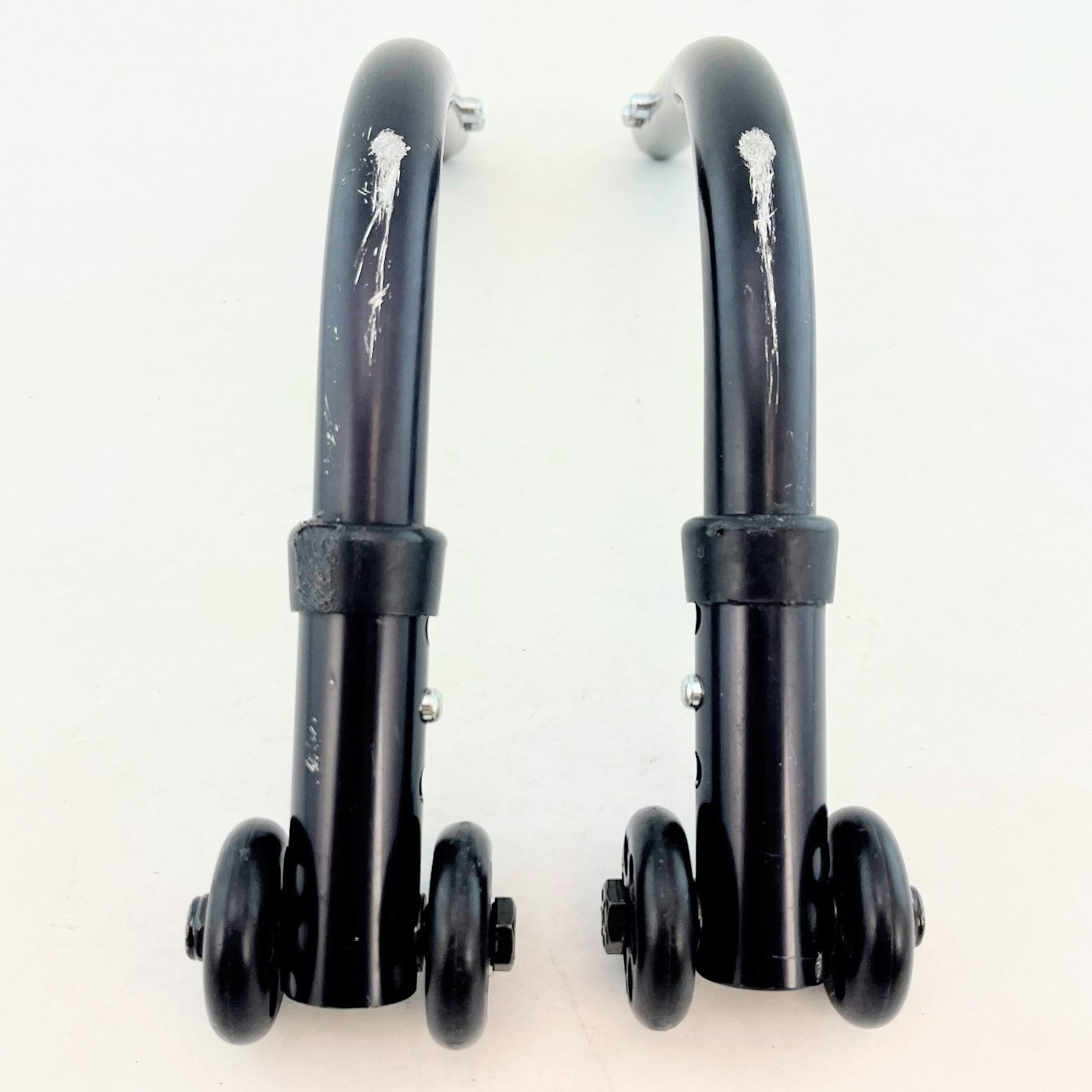 Pair Of Wheelchair Anti-Tipper Pair Adjustable Anti Tip Wheel Chair Tippers L/R