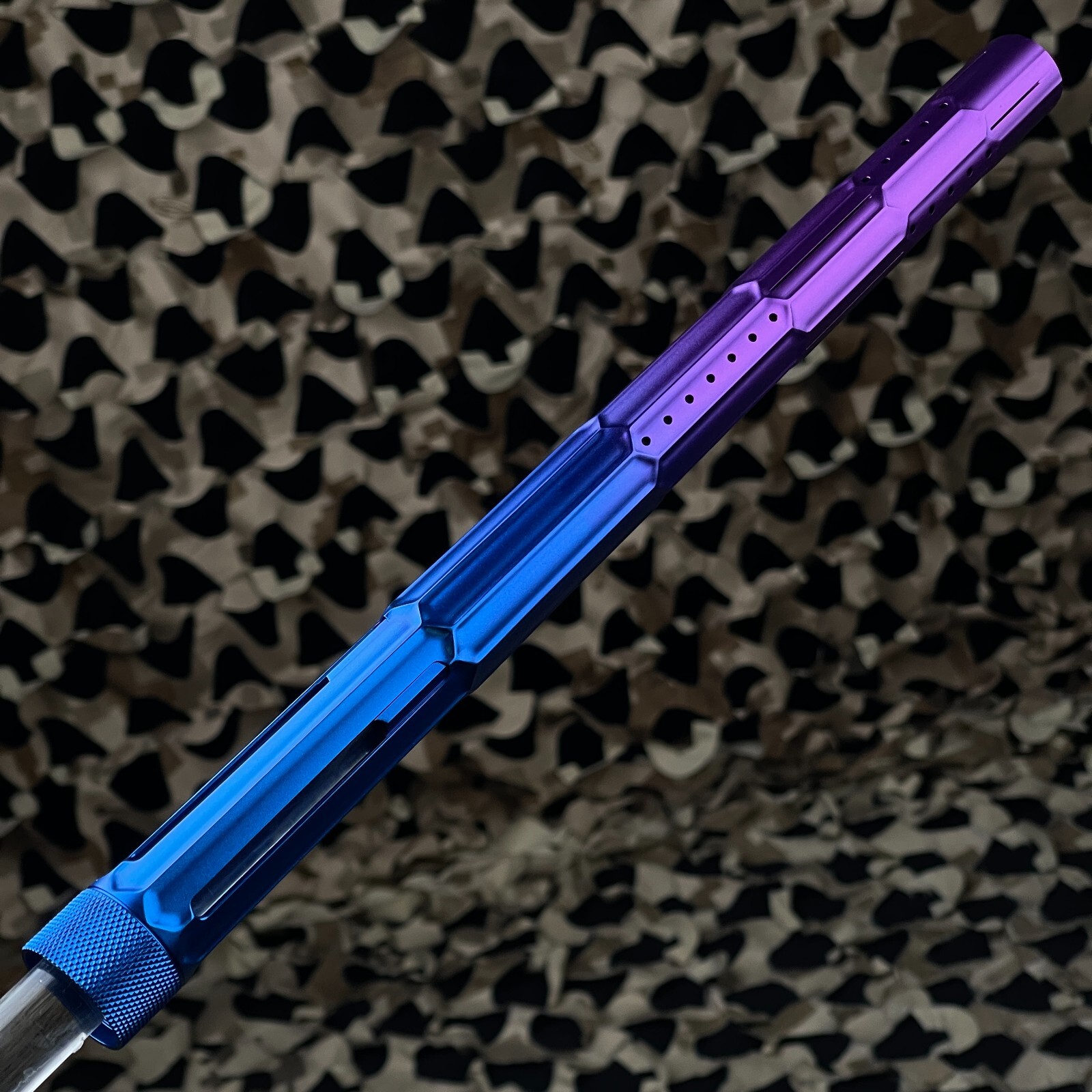 NEW HK Army LAZR Elite "Fractal" Barrel Tip - Blue/Purple Fade