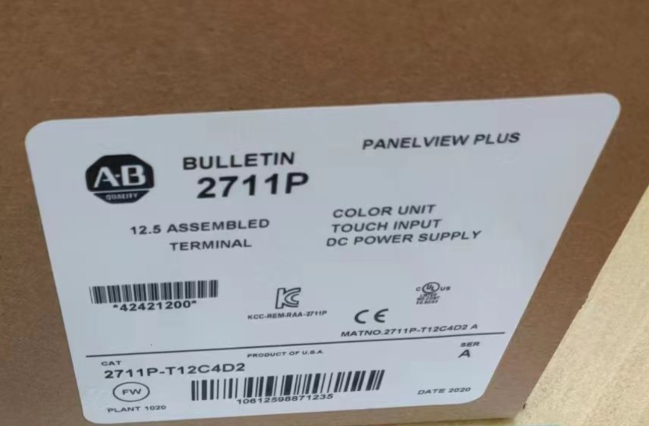 New Sealed AB 2711P-T12C4D2/A PanelView Plus 2711PT12C4D2 serA Free Ship US