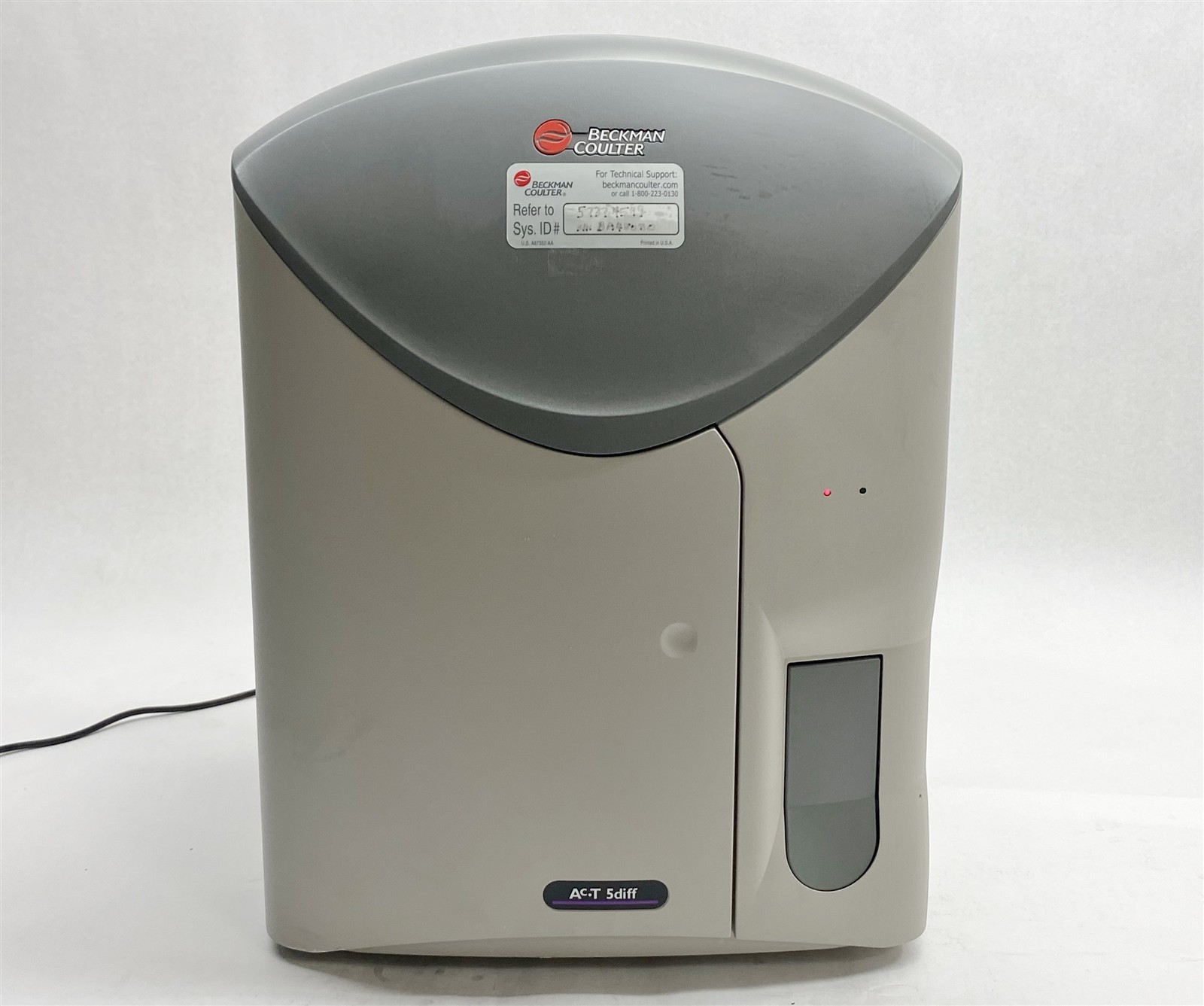 Beckman Coulter AcT 5diff CP Cap Pierce Lab Hematology Analyzer 2909004