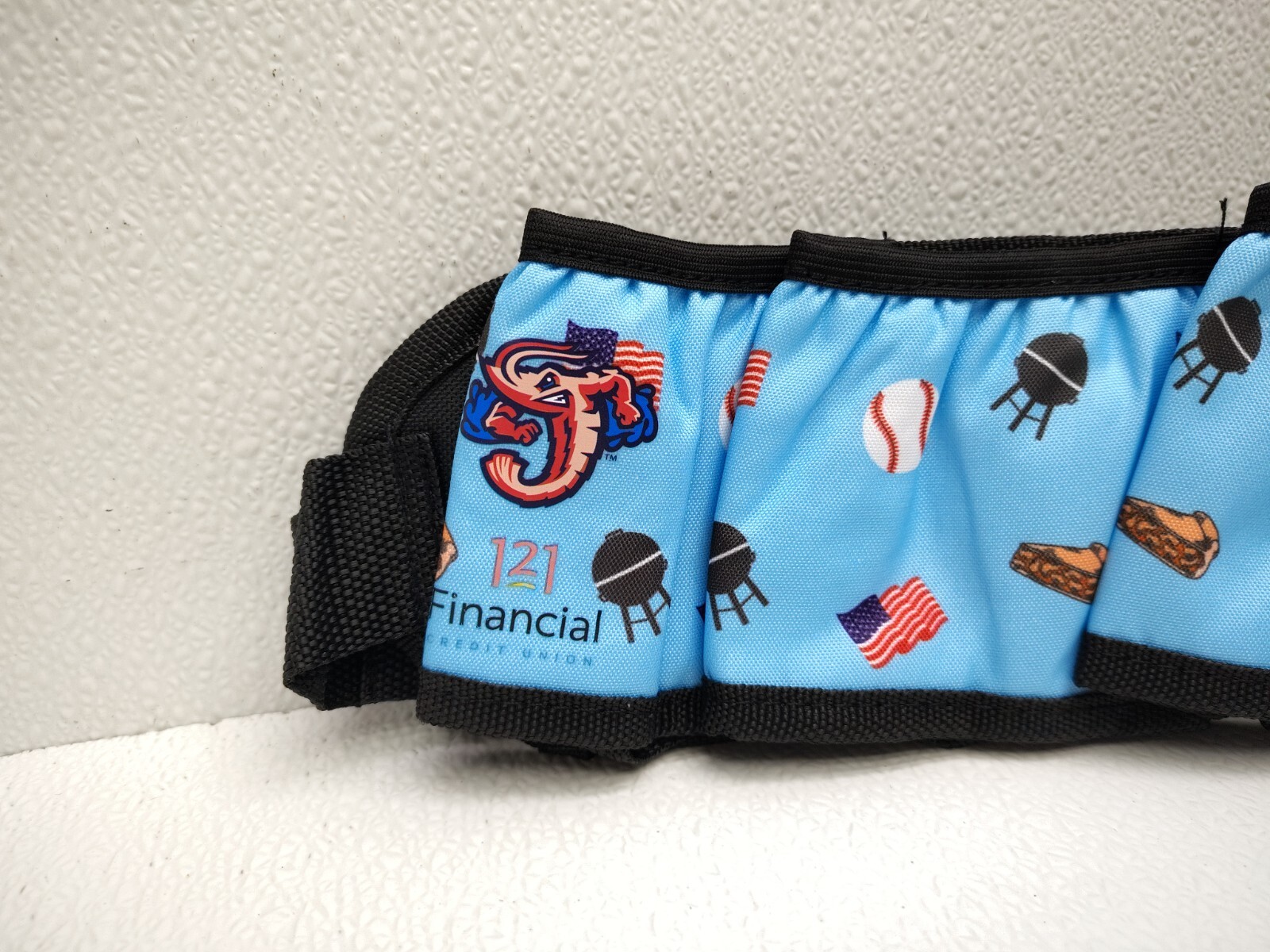 RARE Jumbo Shrimp BELT 6 PKG CAN KOOZIE COLLER HOLDER Minor League Baseball MiLB