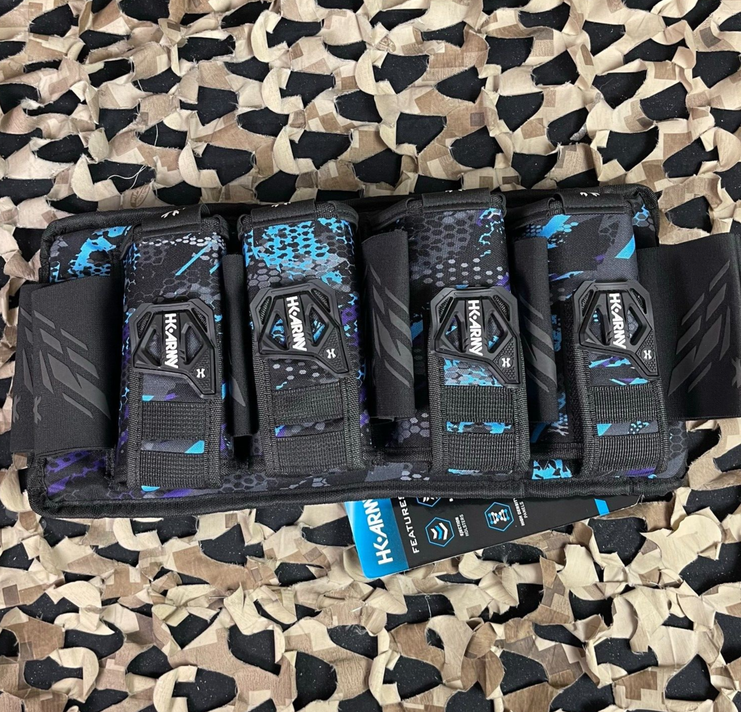 NEW HK Army Eject 4+3 Paintball Harness - Poison