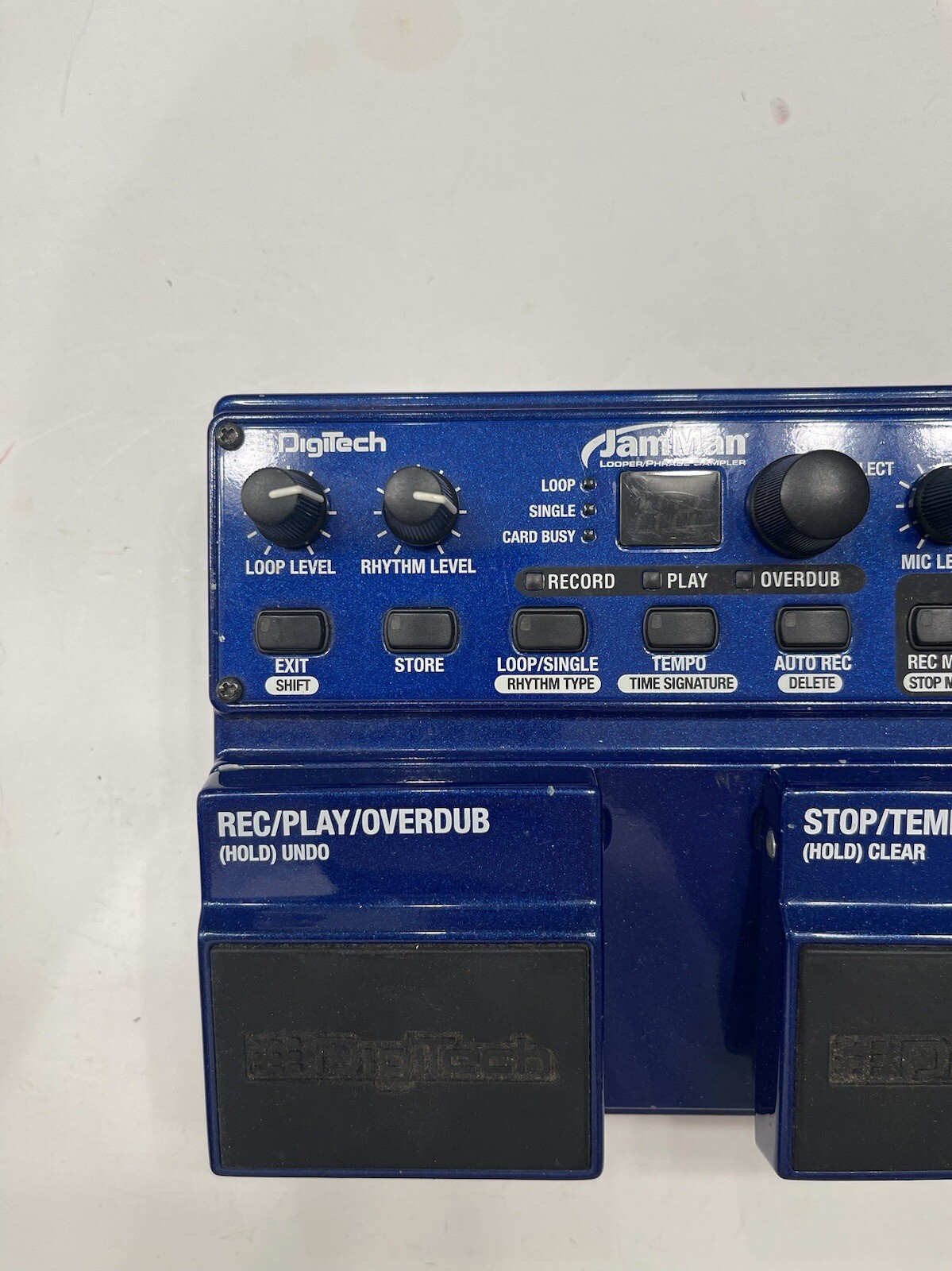 Digitech JML Jamman Looper / Phrase Sampler Guitar Effect Pedal + Power Supply