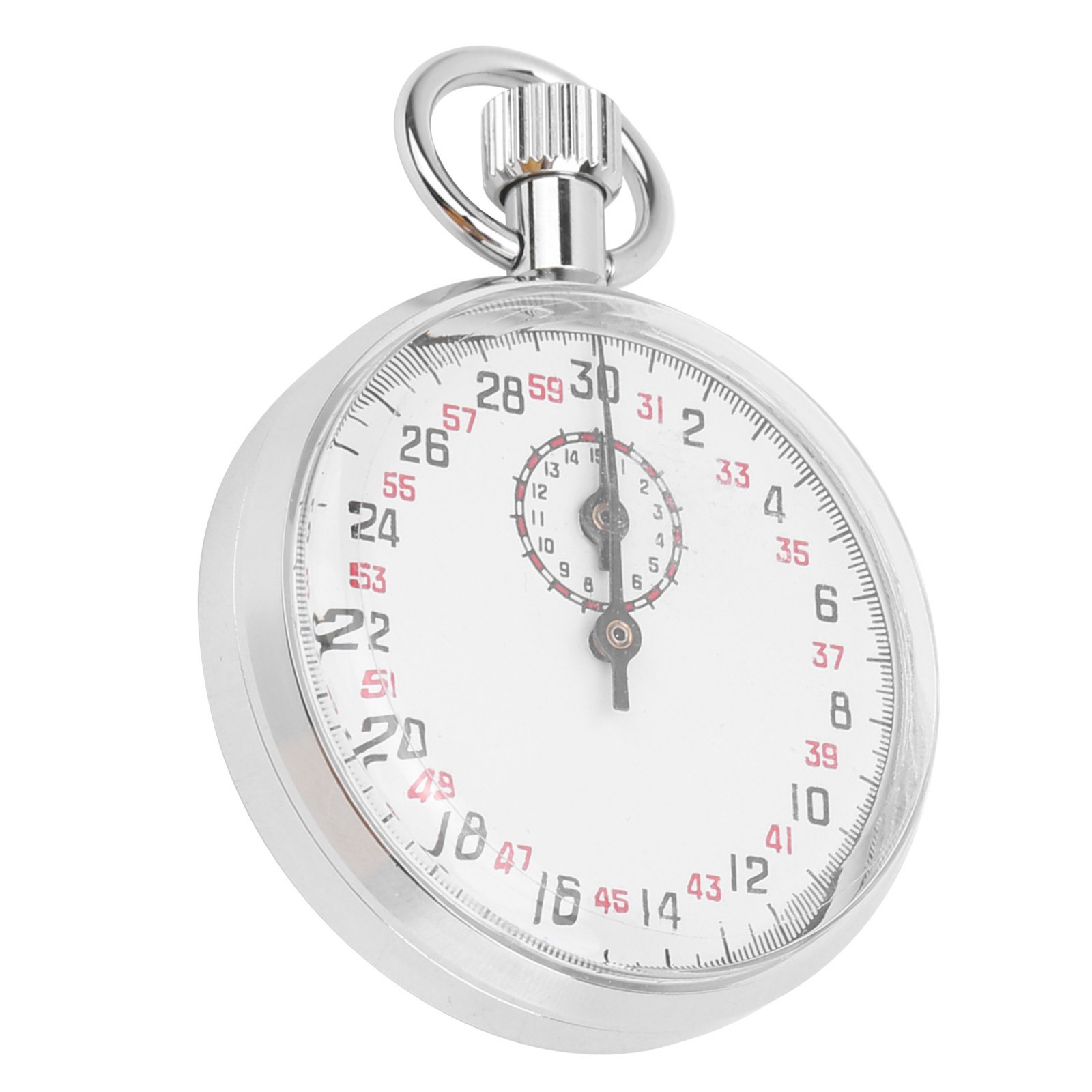 Mechanical Stopwatch Round Sports Chronograph Running Timer Physics Teaching Kit