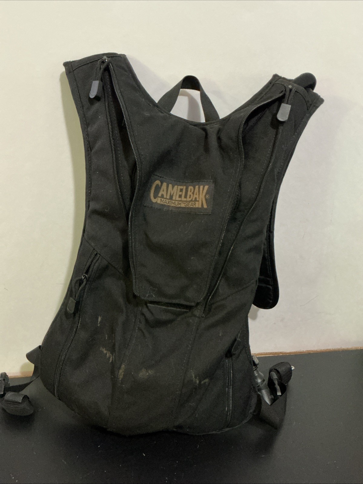 Black Camelbak Maximum Gear Hydration Pack Viper STAINS