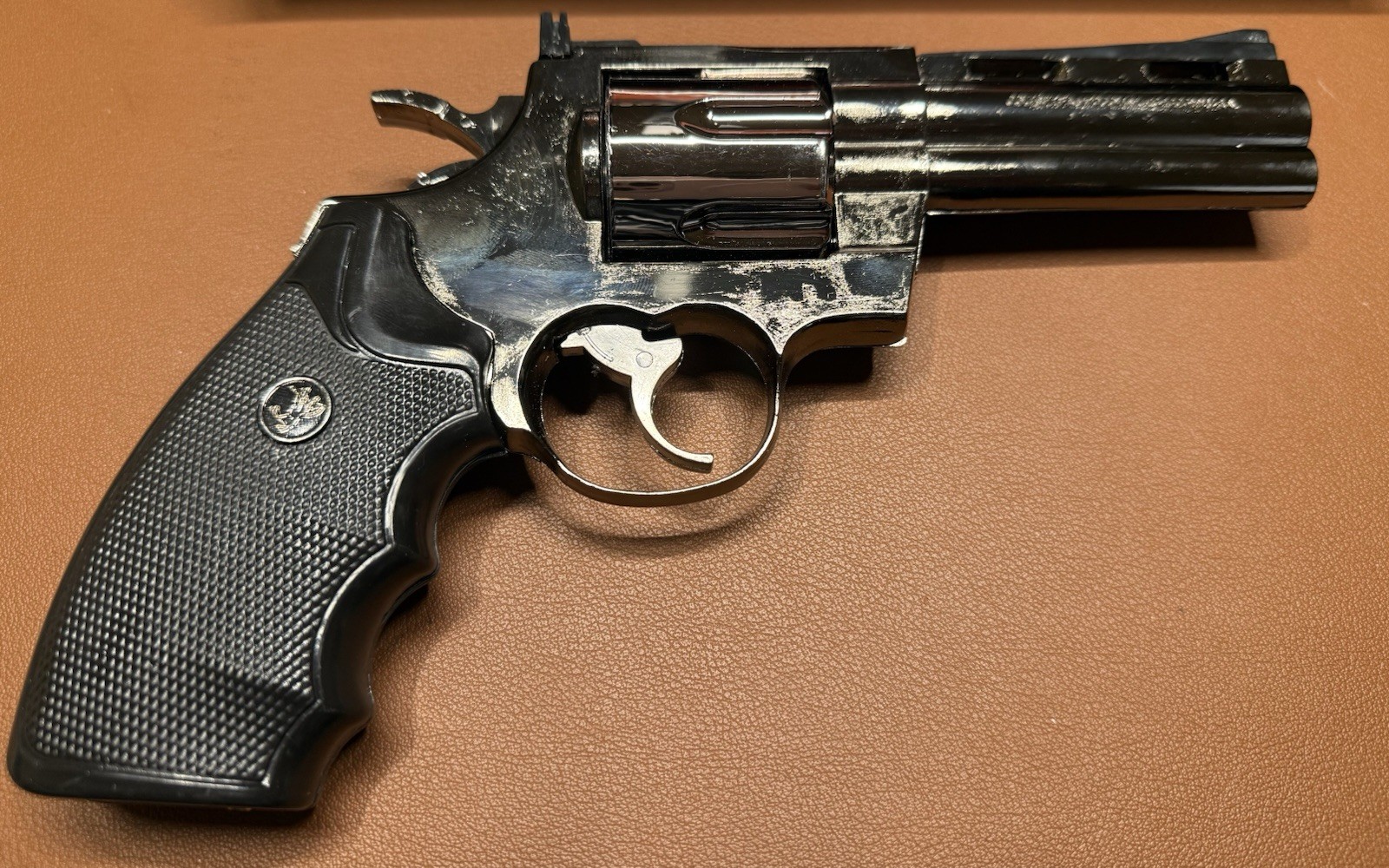 Colt Python 357 Gun Pistol Jet Torch Lighter 1:1 Scale Full Metal Quality Rare