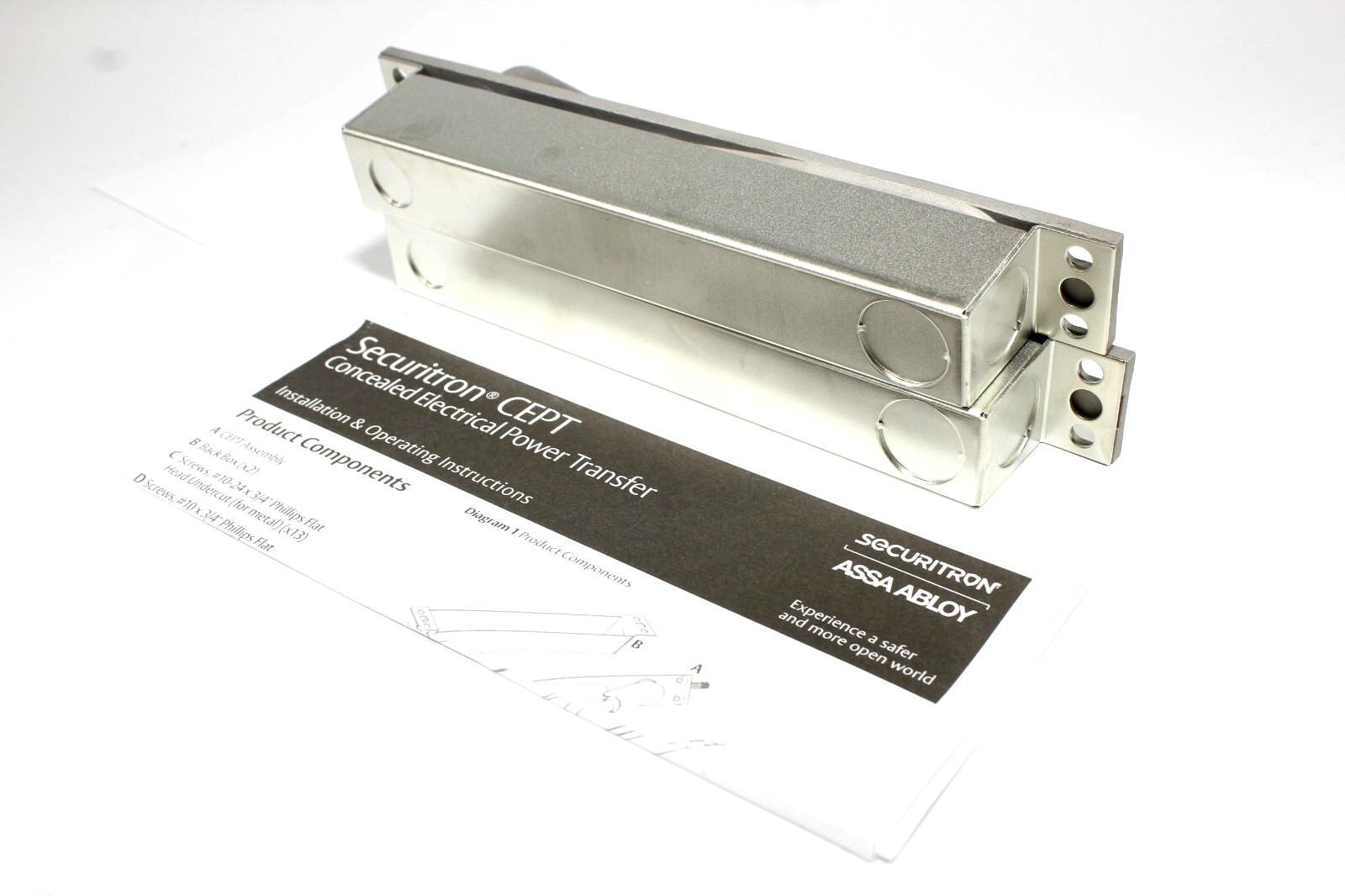 Securitron Assa Abloy Cept - Concealed Electrical Power Transfer Unit