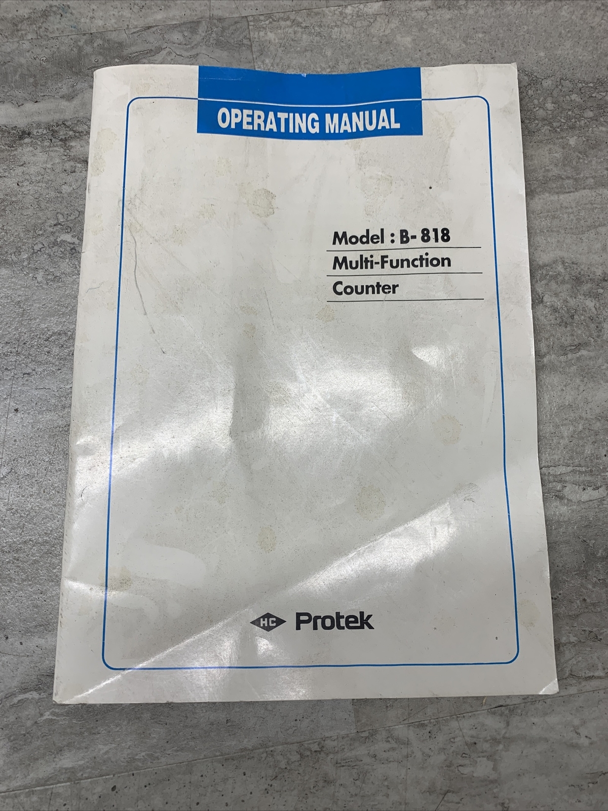 Protek B-818 Multi Function Counter, Used, See Description