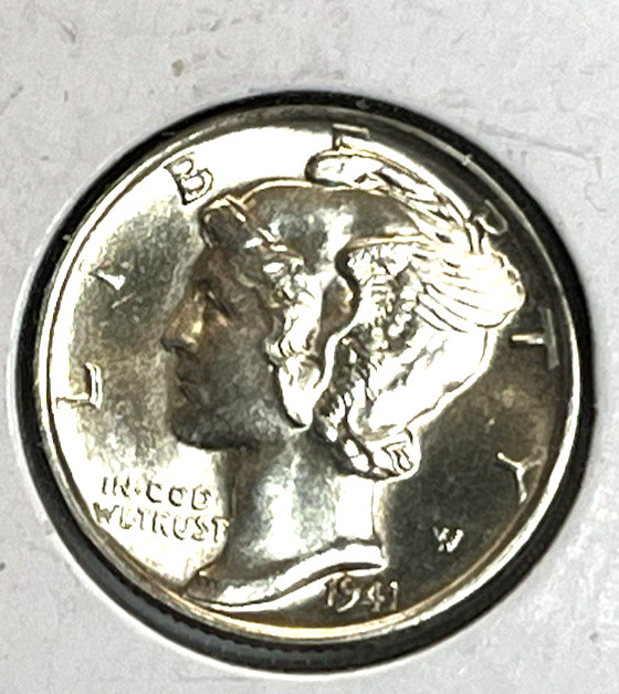 1941 MERCURY DIME FSB PRISTINE GEM