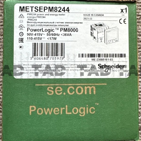 Factory NEW Schneider METSEPM8244 96x96mm Panel Mount Energy Meter Free Shipping