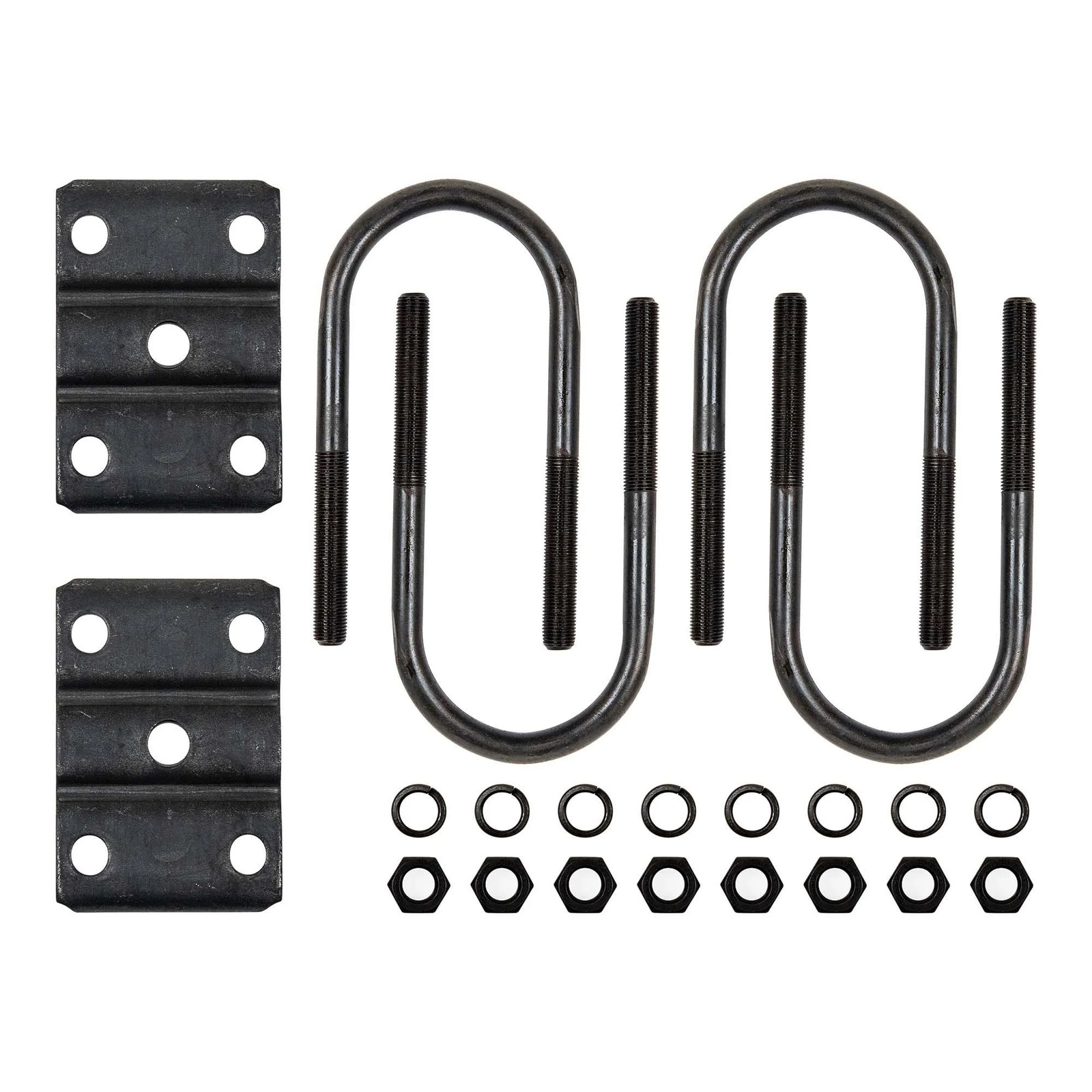 9/16" Trailer Axle U-Bolt Kit for 3" Round Tube 3 Inch 5200 6000 7000 lb 7-1/4"
