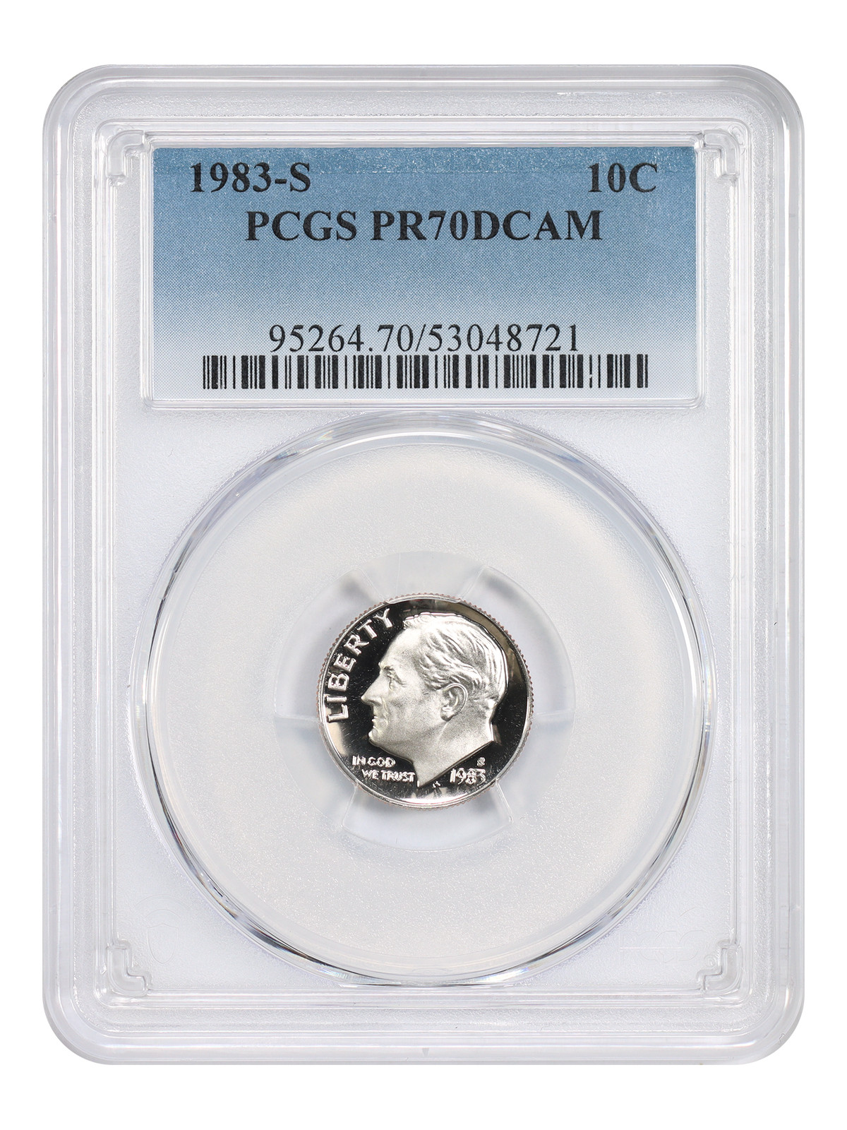 1983-S 10C PCGS PR70DCAM - Roosevelt Dime