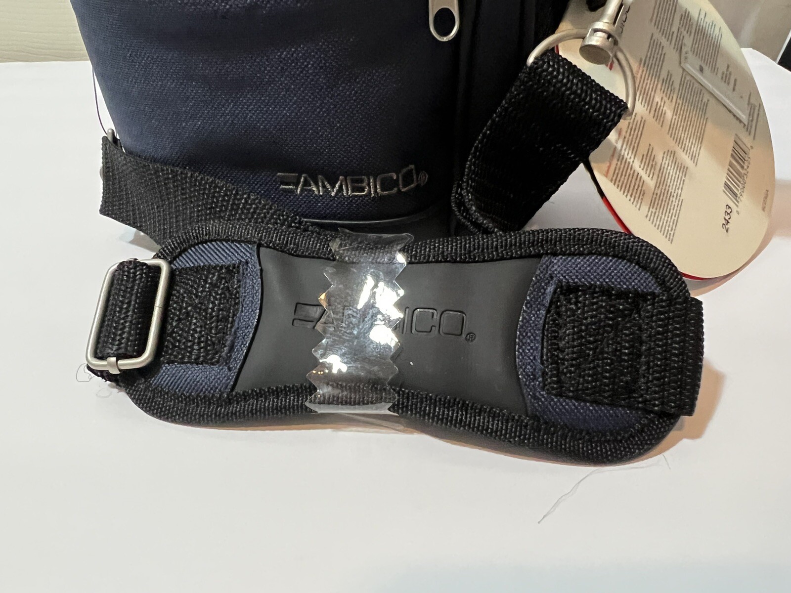 AMBICO Camera/Accessor Bag BC03GA NWT Blue Gray Strap And Belt Loop