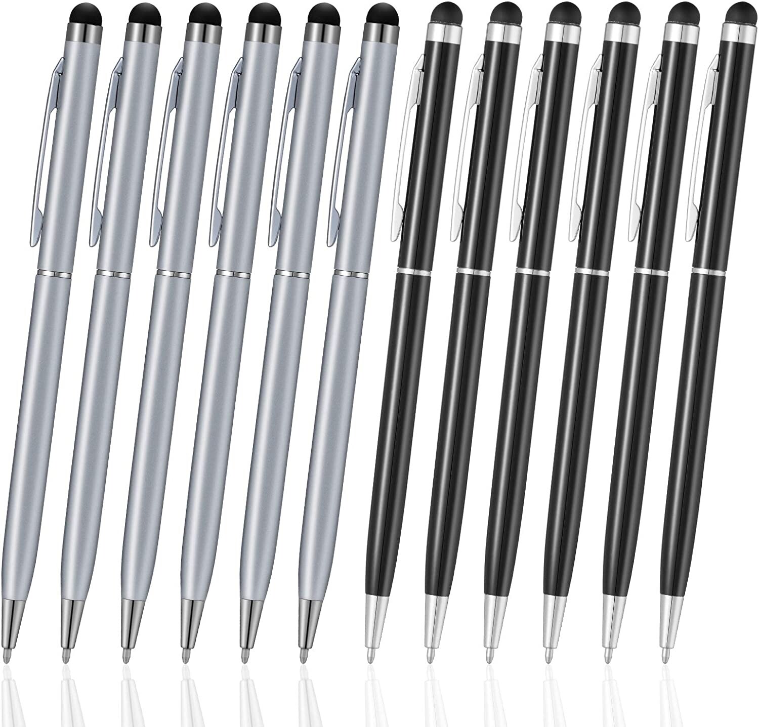 12x ORIbox Universal Stylus Pen+Ballpoint Pen for iPad,iPhone,Samsung,HTC,Kindle