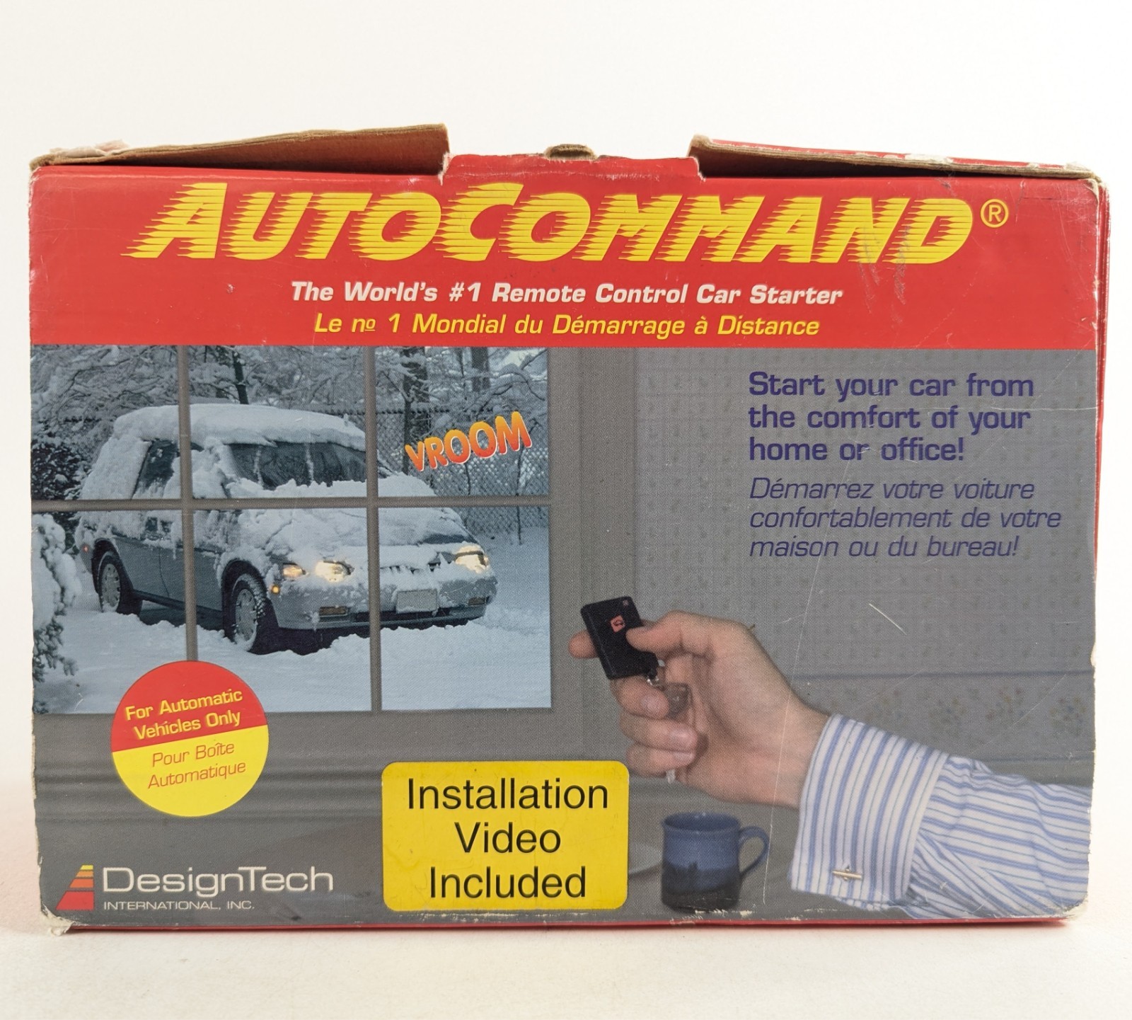 Auto Command Remote Car Starter by DesignTech 20023 - Vintage New in Box