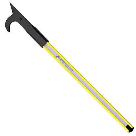 Leatherhead Tools Dby-8Ah-B American Hook, 8 Ft. Dog Bone Pole, Hiviz Yellow