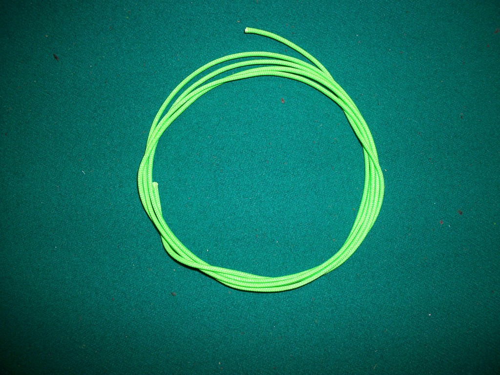 10' BCY Flo Green D Loop Material Archery Bowstring Rope Drop Away Cord
