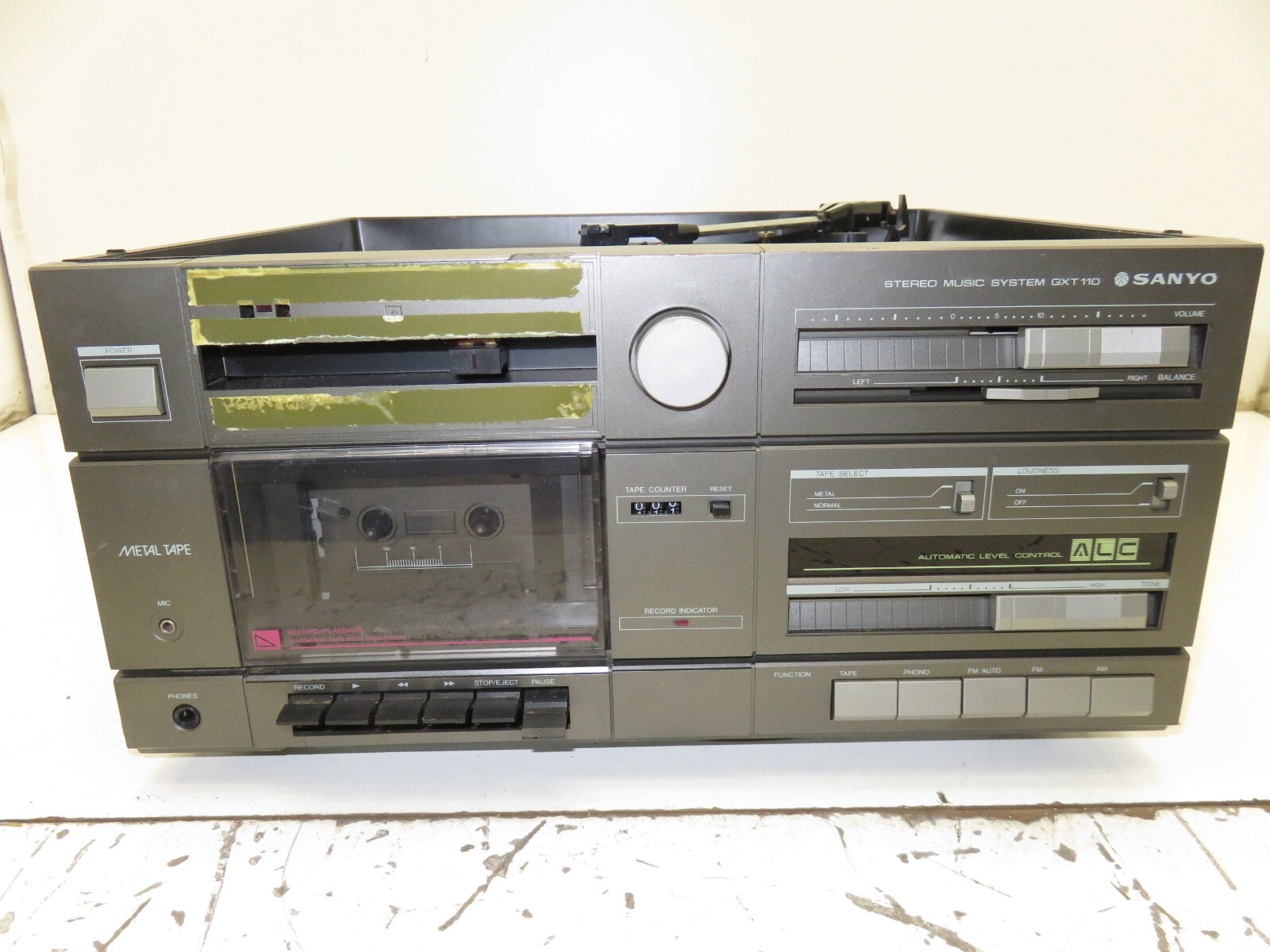 Sanyo GXT 110 Stereo Music System - Parts/Repair