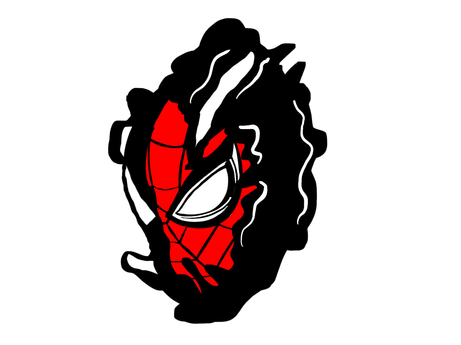 Venomized Spider-Man Vinyl Decal
