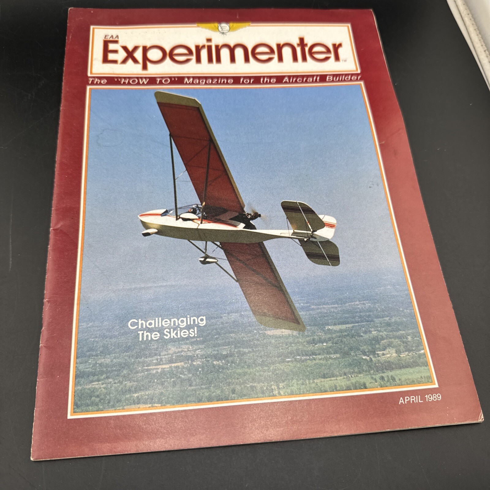 EXPERIMENTER MAGAZINE FOR THE AIRCRAFT BUILDER APRIL 1989
