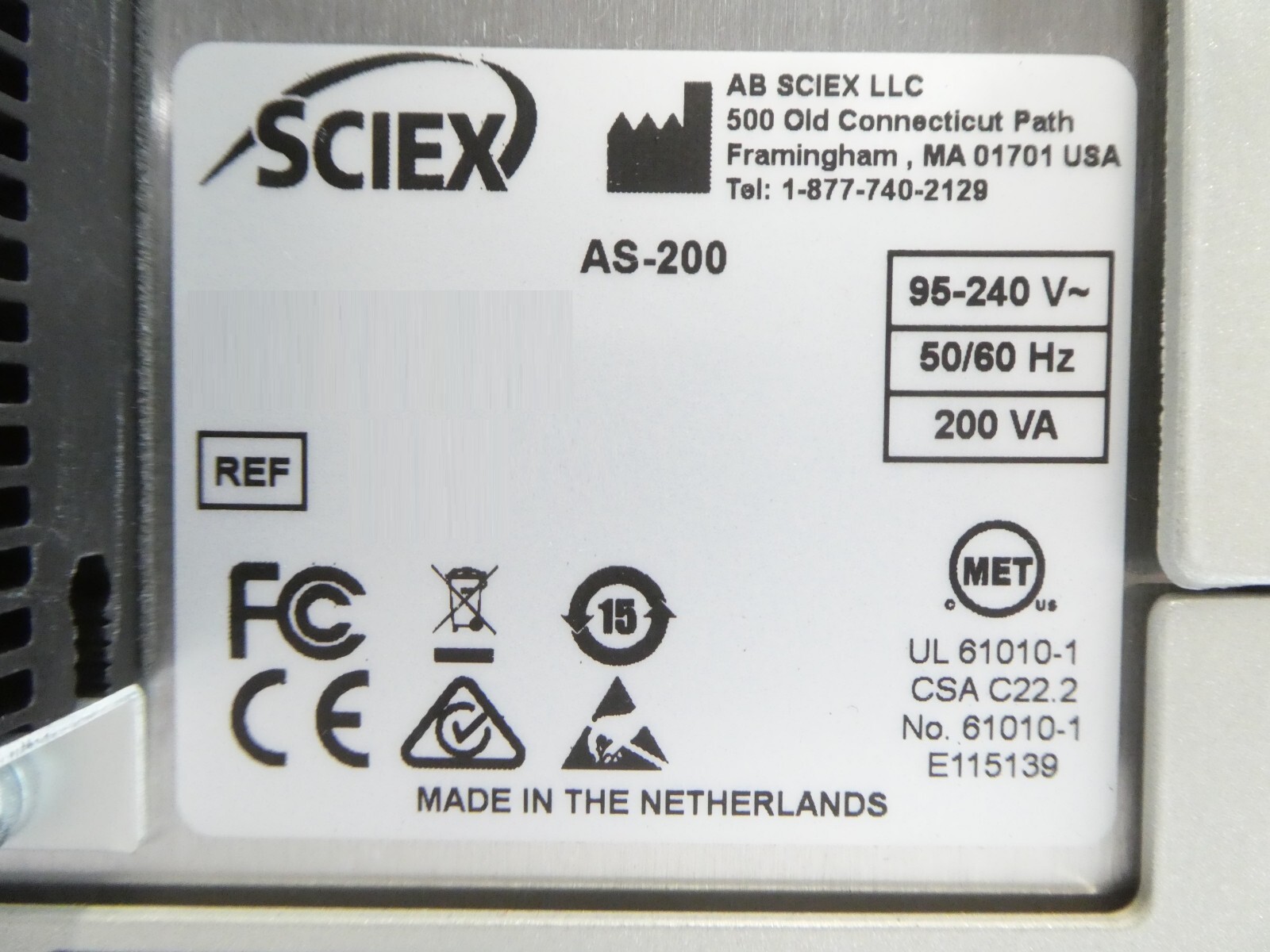 AB Sciex AS-200 Autosampler Assembly Module ExionLC 2.0 Bent Panel Untested