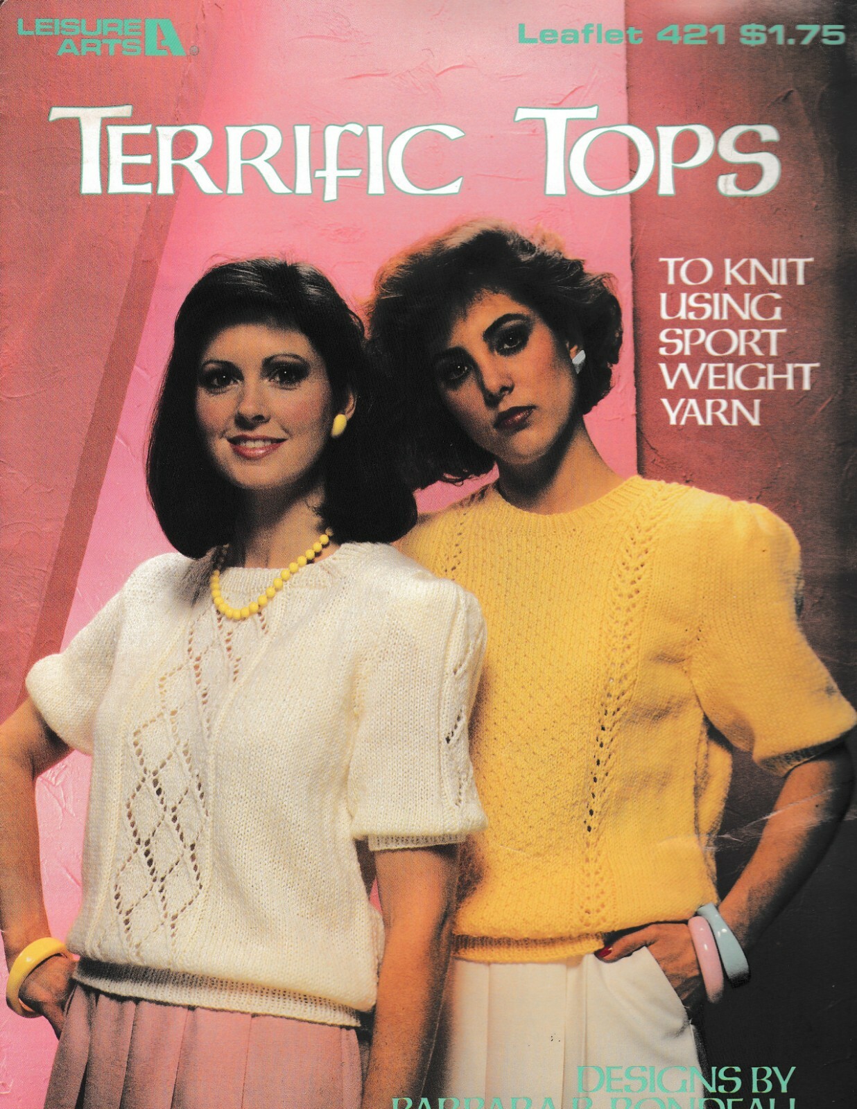 Terrific Tops to Knit Using Sport Weight Yarn | Leisure Arts 421