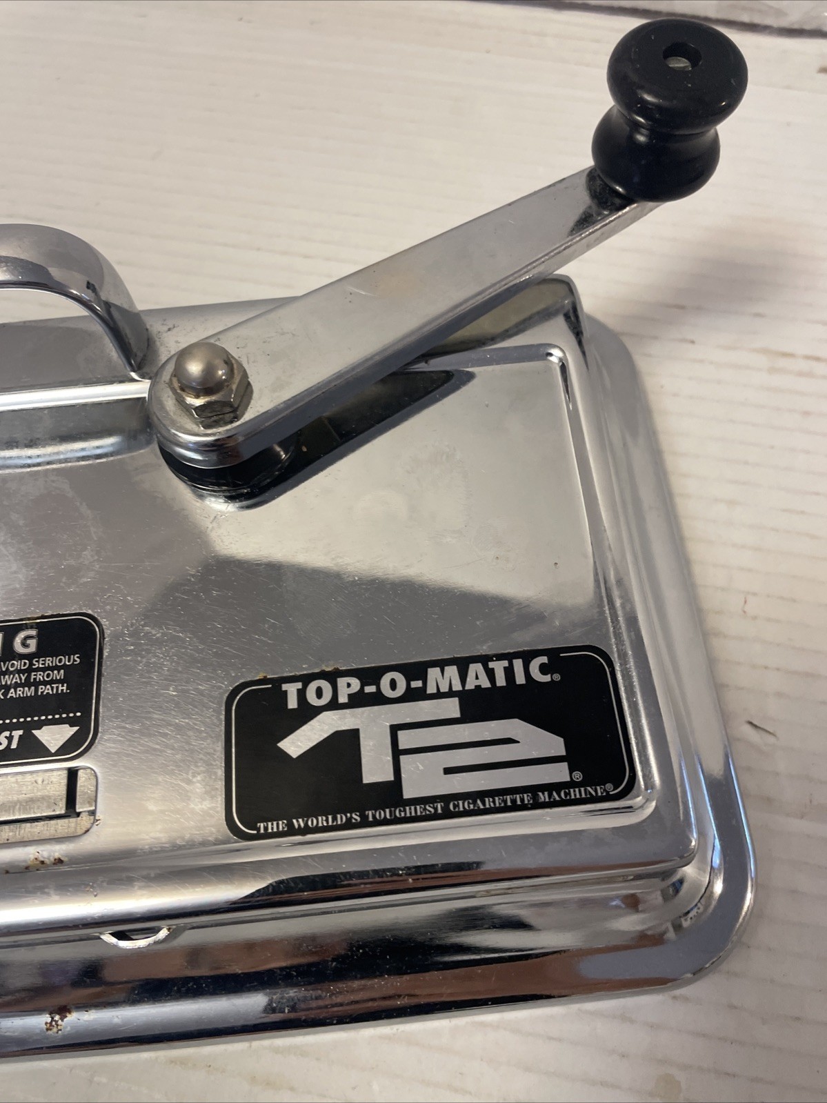 Used Top-O-Matic T2 Cigarette Manual Home Tabletop Rolling Machine