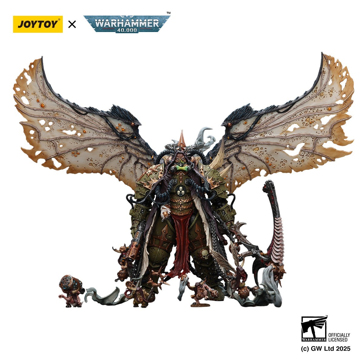 JOYTOY 1/18 action figures Warhammer 40K Mortarion Daemon Primarch of Nurgle
