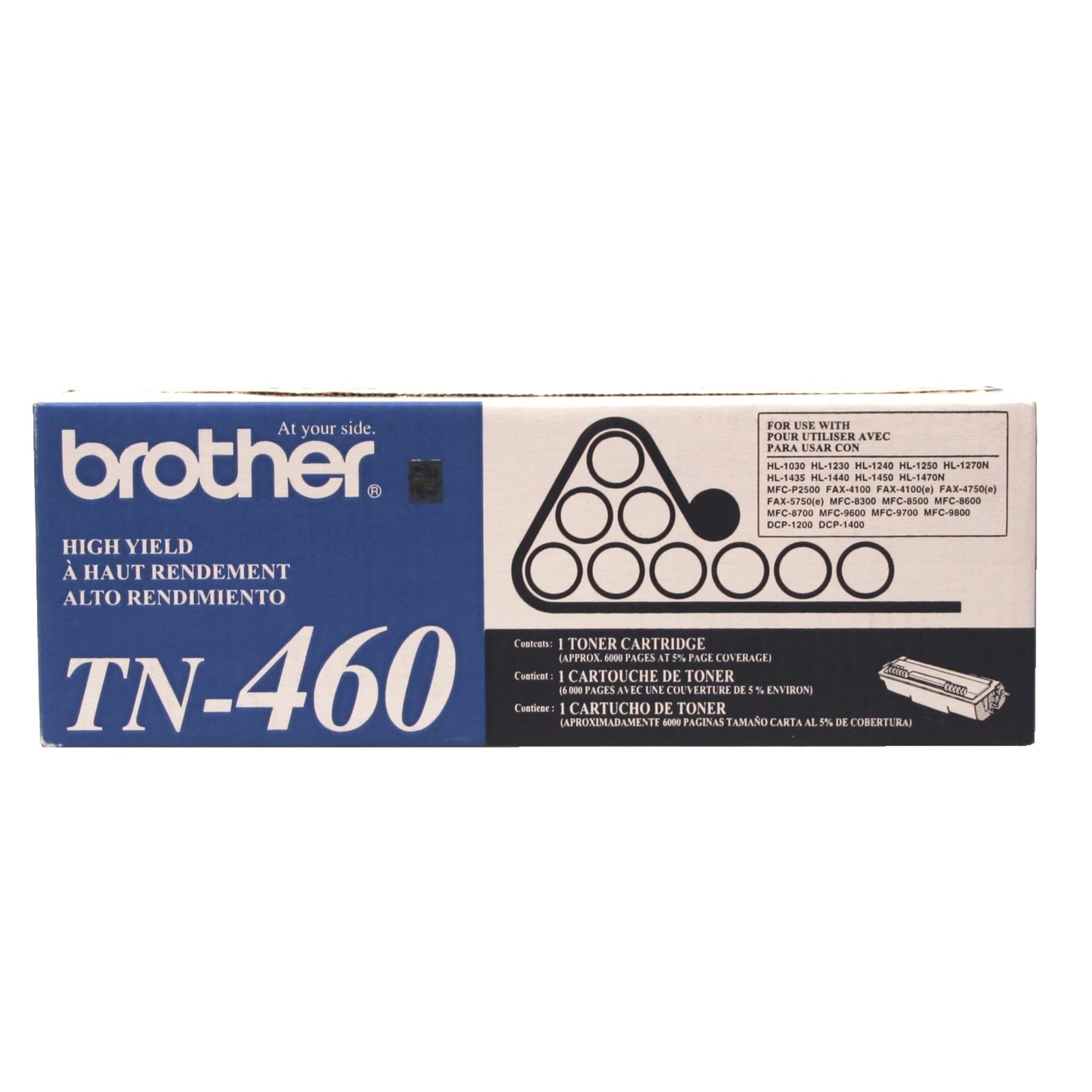 Brother TN-460 DCP-1200 1400 FAX-4750 5750 8350 HL-1030 P2500 MFC-8300 8500 Tone