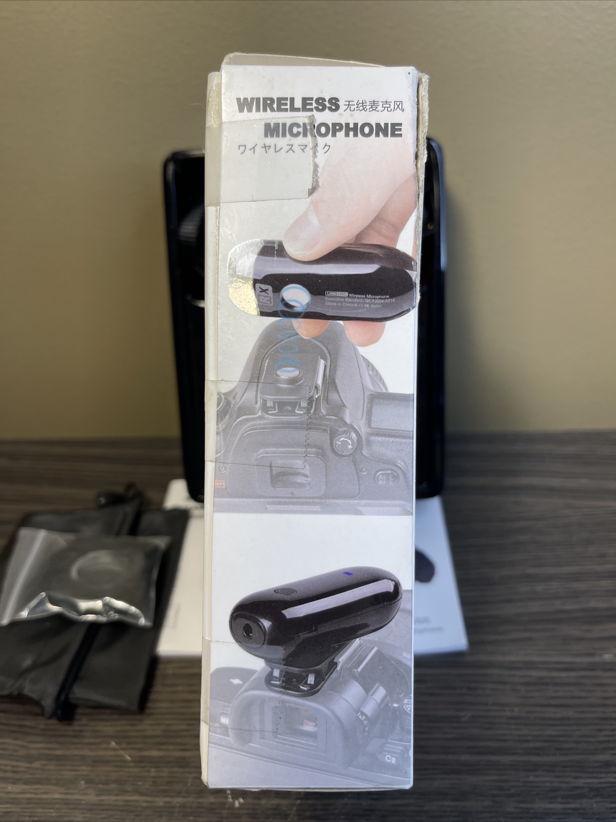 Lensgo LWM-318C Lavalier-Wireless Microphone White New Open Box