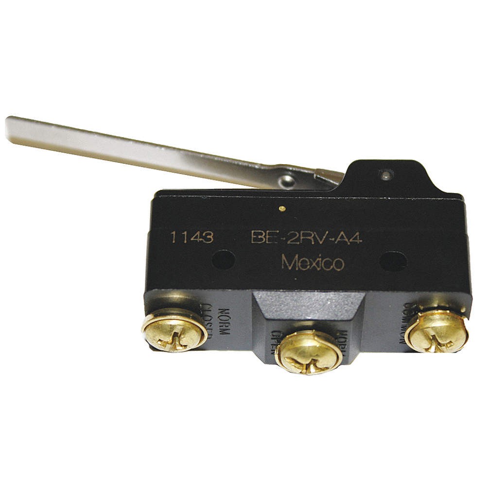 HONEYWELL BE-2RV-A4 Snap Action Switch, Lever, 1NO/1NC 24A023
