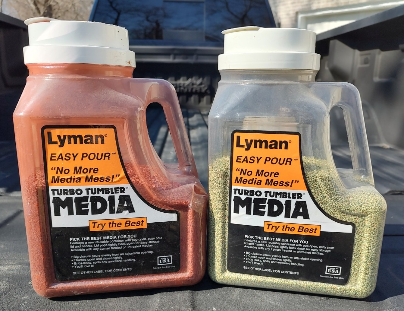 LYMAN TURBO TUMBLER MEDIA - TREATED CORN COB + TUFNUT - 9.9 TOTAL POUNDS