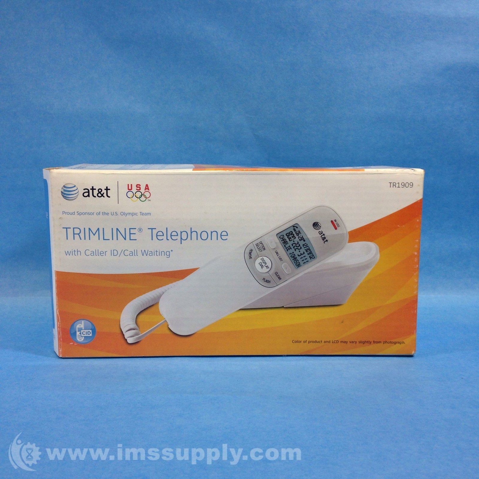 AT&T TR1909 Corded Trimline Phone FNOB