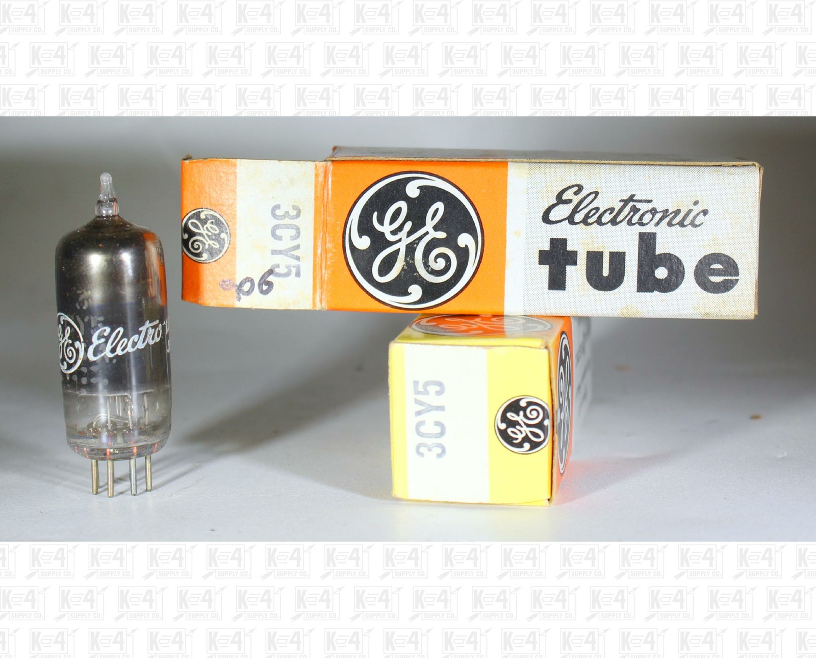 General Electric GE 3CY5 Vacuum Tubes Made In USA NOS Lot Of 2 +Box