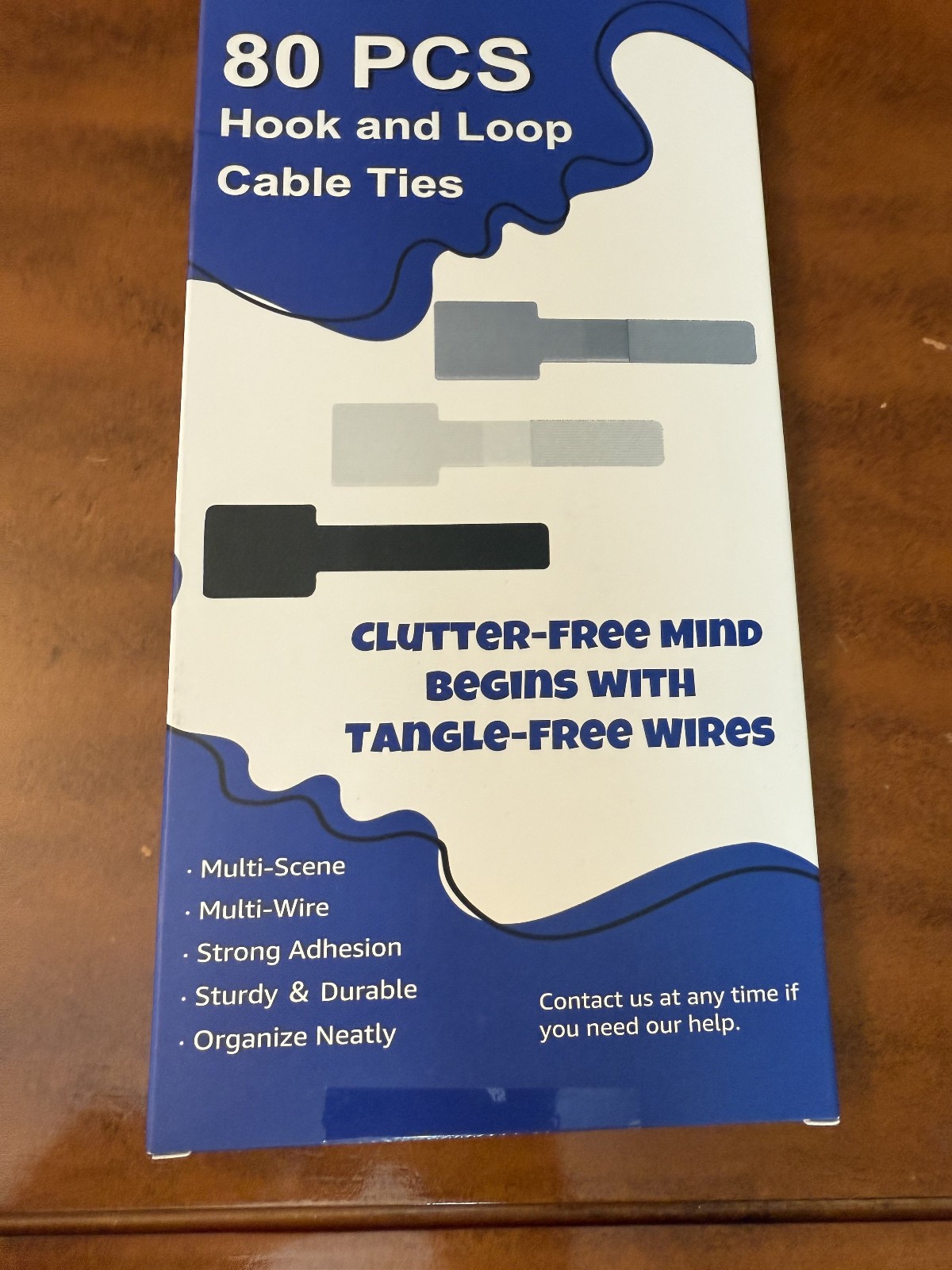 Lot 80 Hook and Loop Cable Straps - cord management - NEW