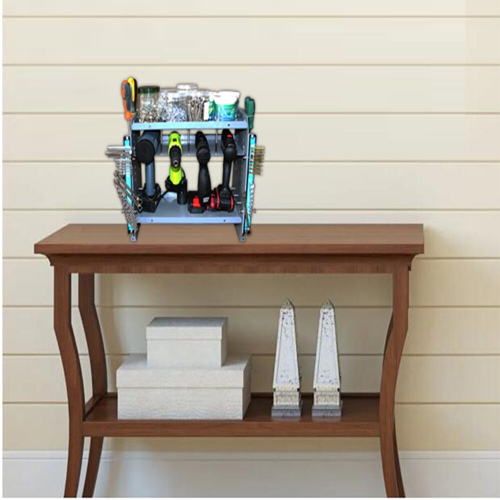 INTBUYING® Garage Tool Storage Rank Wall Mount Tool Organizer Multifunctional