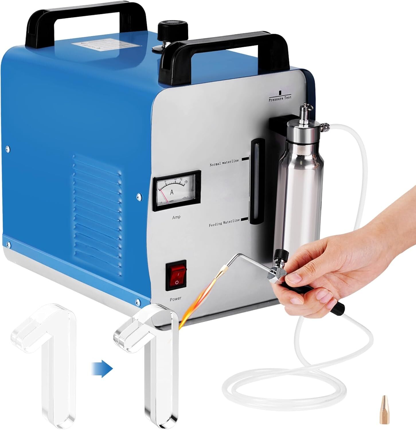 Acrylic Flame Polisher Oxy-Hydro Generator Water Welder Flame 75L/H (H160) USA