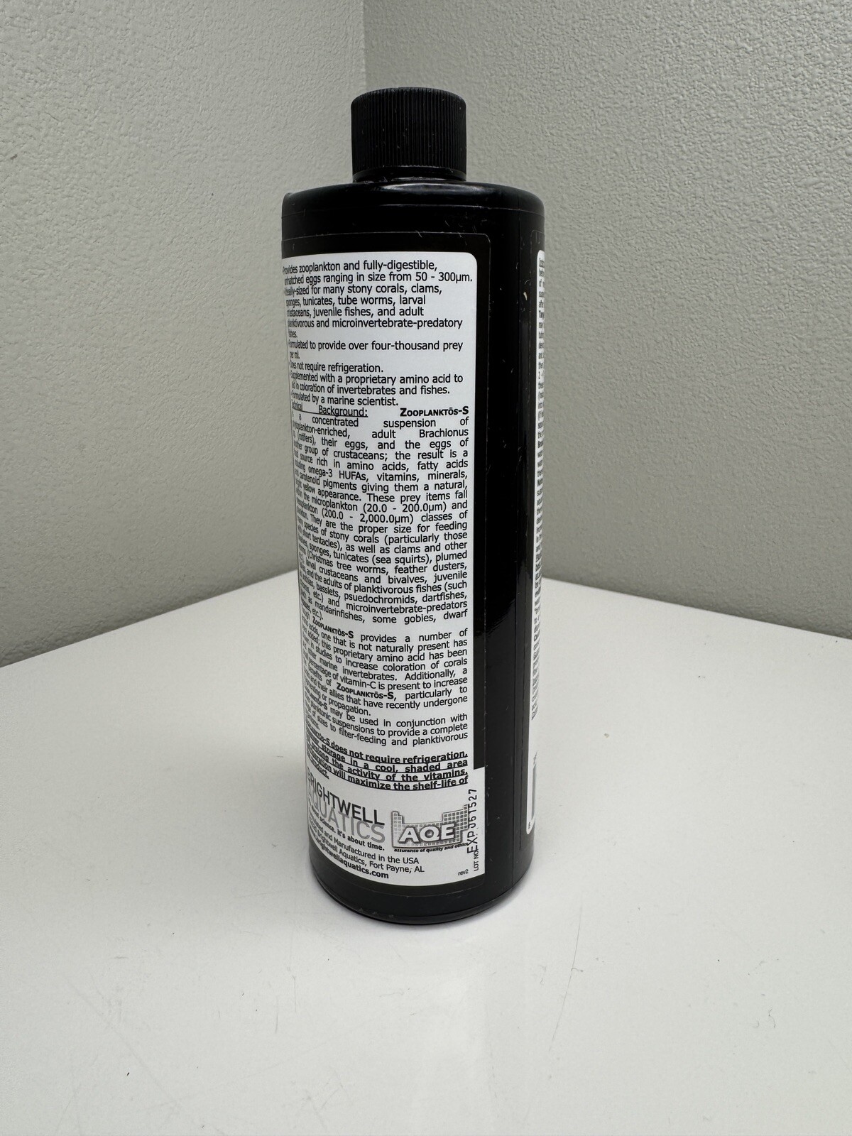 Brightwell Zooplanktos-S - Zooplankton 50-300 Micron 500mL Fish Tank Additive