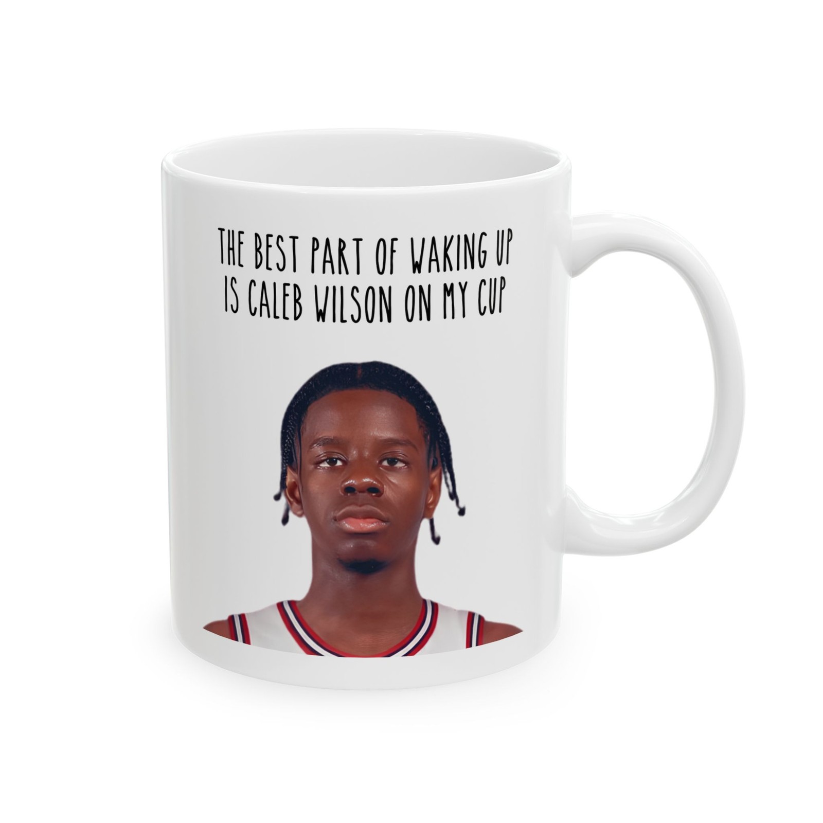 "Caleb Wilson On My Cup" Coffee Mug (11oz, 15oz), Chicago Bulls Basketball Gear