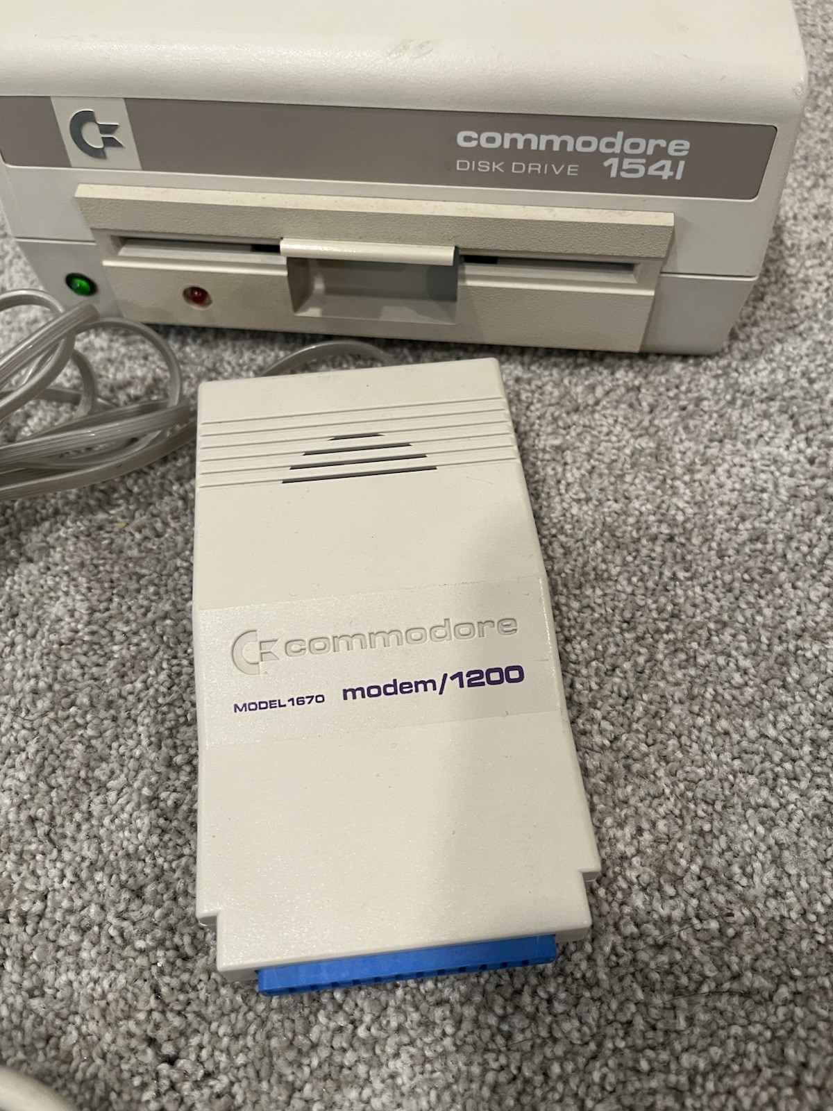 Commodore 64C Computer w/1541 Disk Drive, Power Supply, MW350, Modem 1200 & More