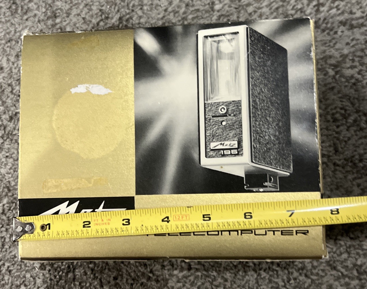 Vintage Metz Mecablitz 196 Telecomputer In Original Box W/instructions