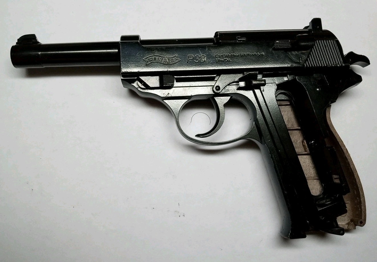 Umarex .177 Cal. Walther P.38, BB Pistol, (Untested), No Magazine, Grip, Spring