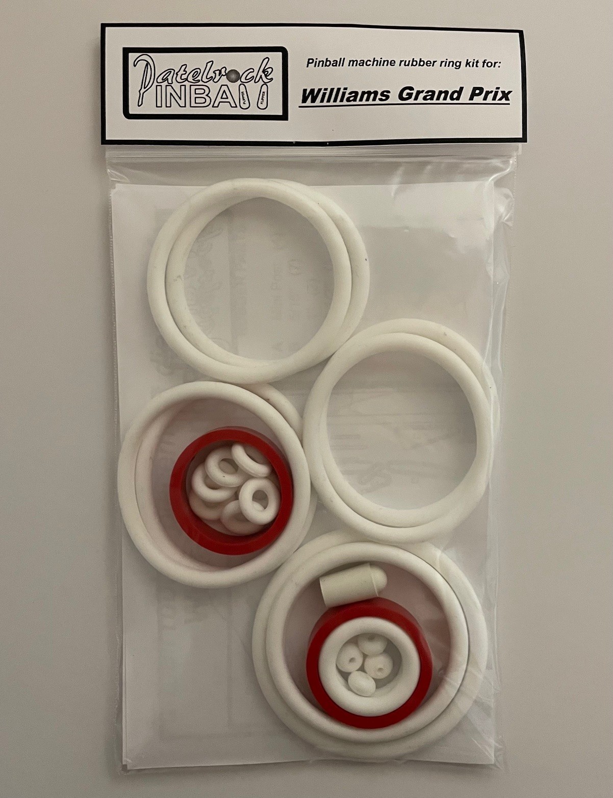 Williams Grand Prix Pinball Machine Rubber Ring Kit **Customize Your Kit**