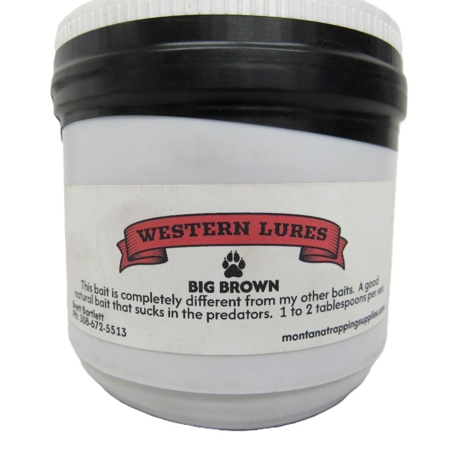 Big Brown Predator Bait Western Lures Trapping Supplies