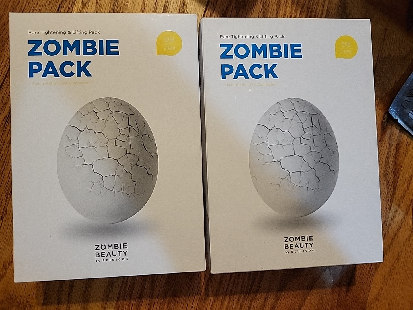 Lot of 2 SKIN1004 Zombie Pack Face Mask Pack of 8 X 2 Exp 5/2027 Sealed Boxes