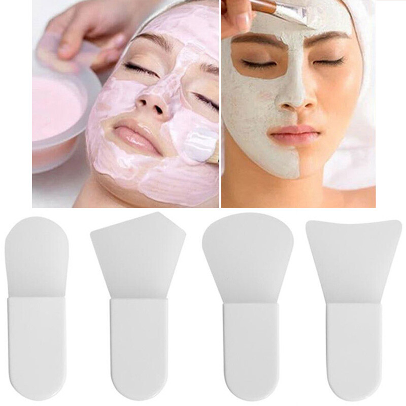 1X Face Mask Brush Silicone Facial Mask Mud Mixing Brushes Soft Fashion Makeup❥